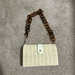 Woven Shoulder Purse